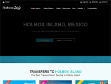 Tablet Screenshot of holboxguide.com